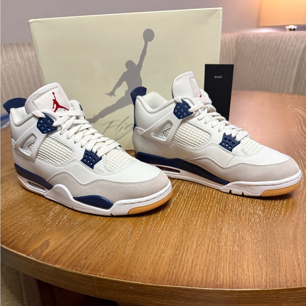 Jordan Sneakers in White and Navy Brand New